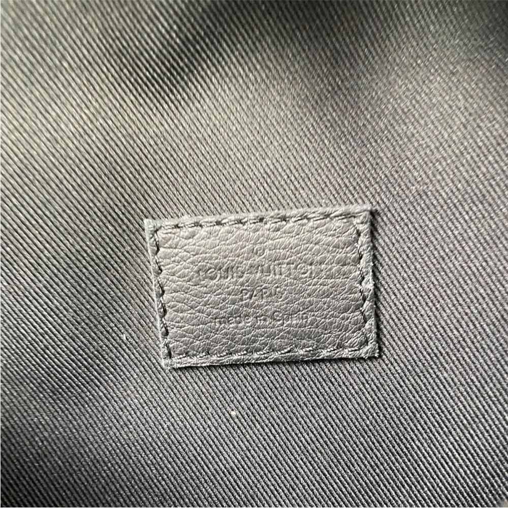Louis Vuitton Black Monogram Embossed‎ Belt Bag